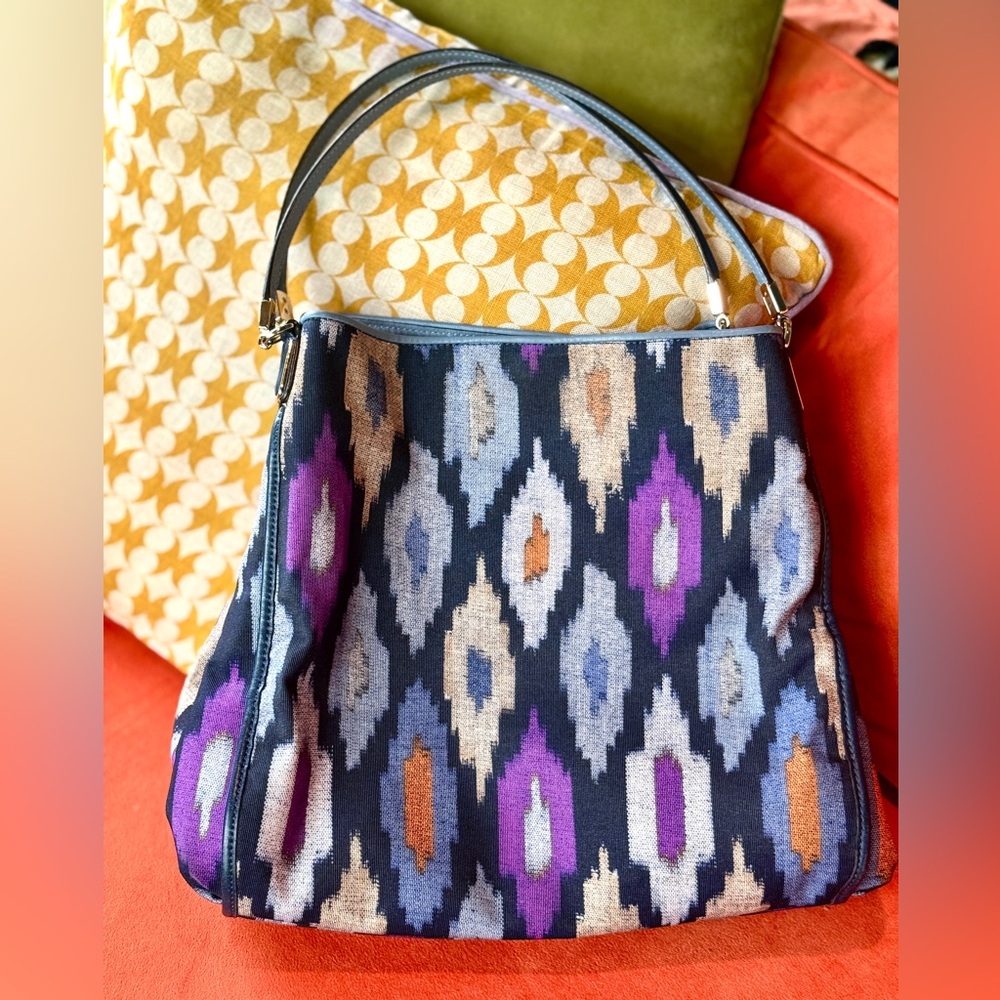 Coach Madison Phoebe Graphic Ikat Shoulder Bag